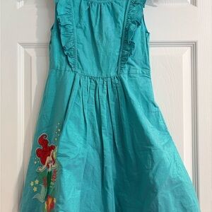 Disney Turquoise The Little Mermaid Ariel Kids Dress size 7/8
